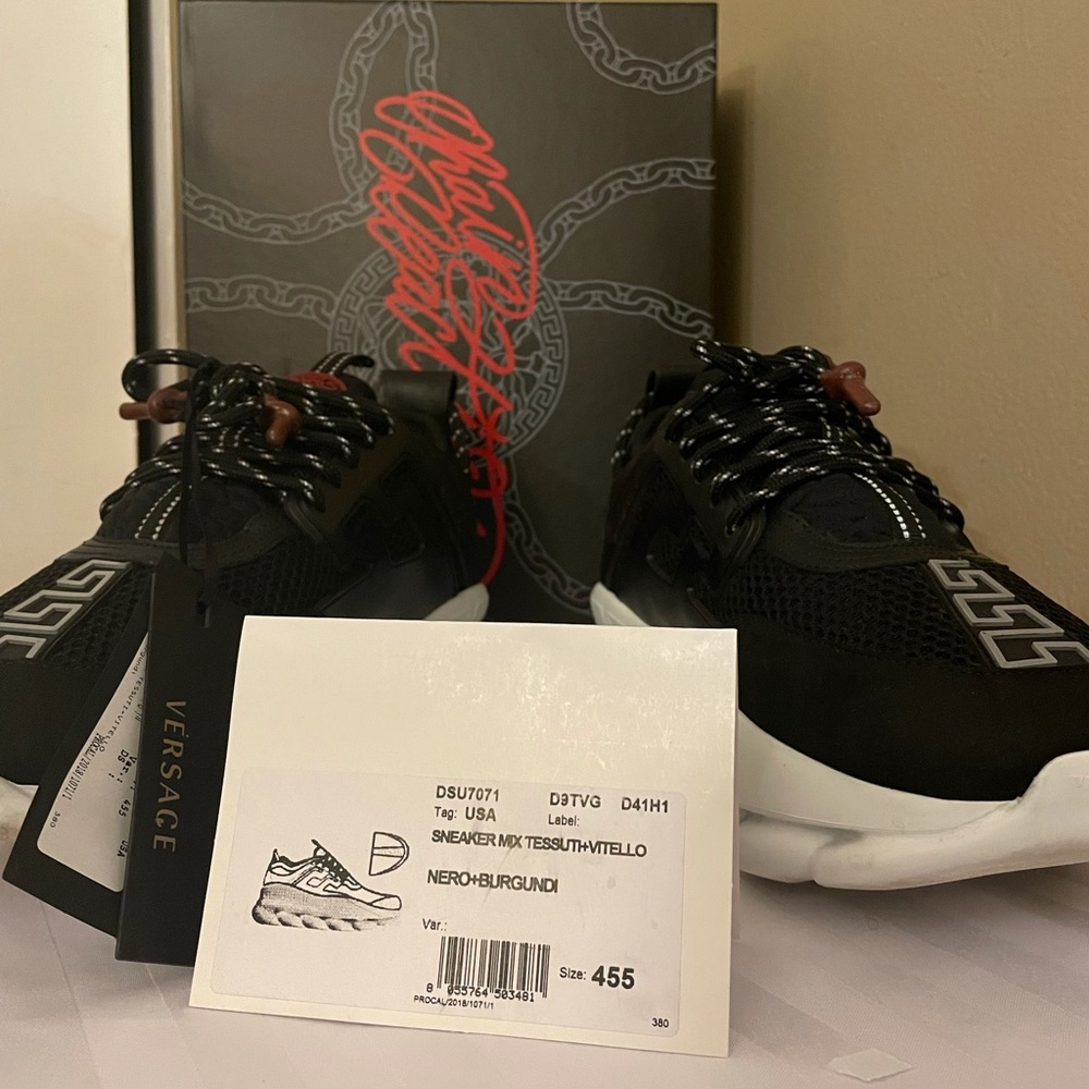 Men Versace Chain Reaction In Box!! - Picture 2 of 14